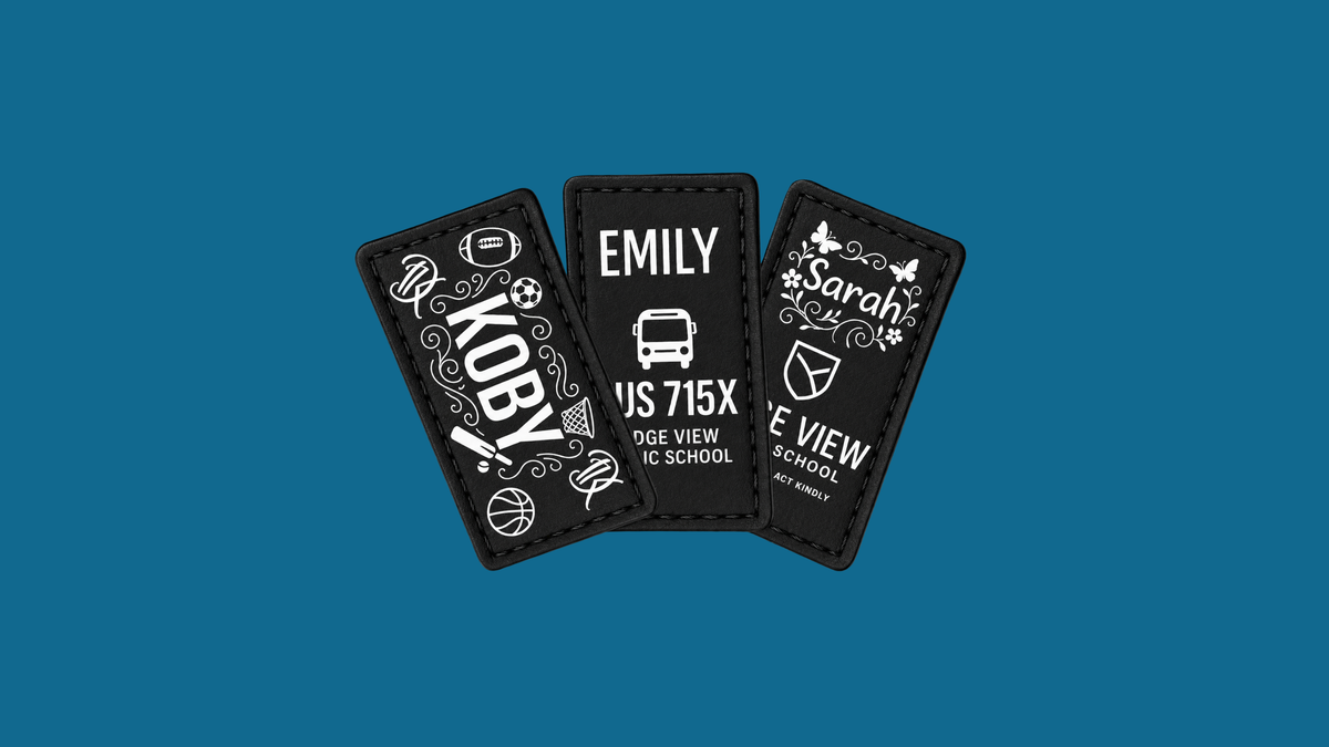 Custom patches available for DuraKid tags