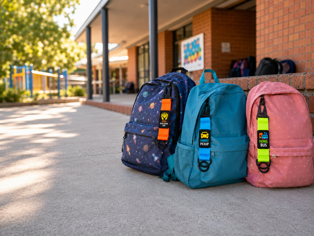 DuraKid school bag tags for OOSH and OSHC services